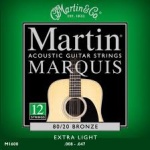 M1600 Strings, 12 string x-light  Martin 10-47
