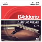 D'Addario J74 Phosphor Bronze Medium Mandolin Strings