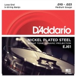 D'Addario J61 Nickel Banjo Strings (Medium, 10-23)