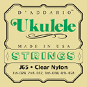 D'Addario J65 Nylon Ukulele Strings