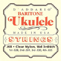 D'Addario J68 Baritone Ukulele Strings