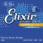 Elixir 12002 Super Light NanoWeb Electric Guitar Strings (9-42)