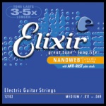 Elixir 12102 Medium NanoWeb Electric Guitar Strings (11-49)