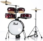 Pearl Rhythm Traveler Complete Drum Set RT56591 - Wine Red