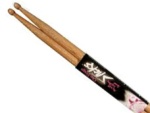 On-Stage Hickory 5AW Drumsticks with Wood Tip  - AHW5A