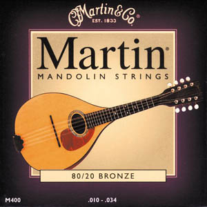 M400 Strings, Mandolin, Martin, Bronze
