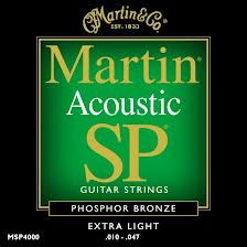 MSP4000 String Guitar Martin Phos Bronze Extra Light