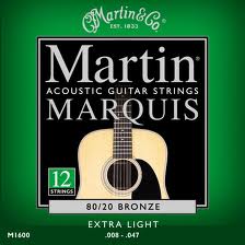 M1600 Strings, 12 string x-light  Martin 10-47