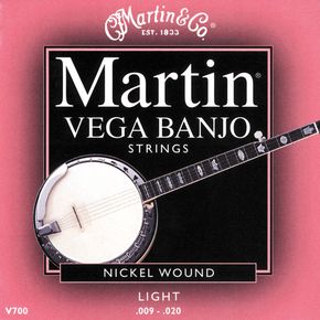V700 Martin - Vega Banjo Strings Light 5-String