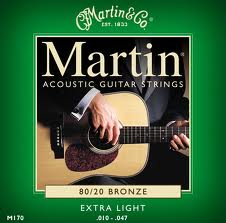 M170 Strings, martin x-light bronze 10-47