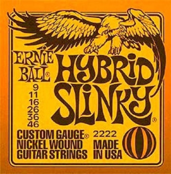 Strings, electric Ernie Ball Hybrid slinky EB2222
