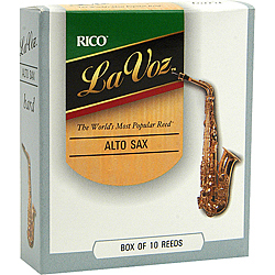 Rico  Alto Sax Reed - LaVoz Medium - 10pk - RERRLVASM