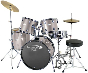 Percussion Plus PP3500MSC 5PC DRUMSET W/CYMBALS/THRONE