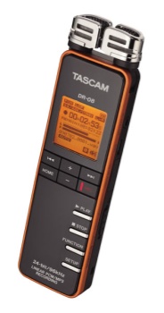 Tascam DR-08 Portable digital recorder, 96kHz/24 bit recording
