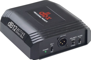 DBX DB12 Active direct box w/pad, polarity invert, ground lift