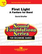 First Light A Fanfare for Band [concert band] Shaffer SCORE/PTS