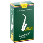 Alto Sax Reed - Vandoren Java #2.5 - 10pk - REVAJAVAAS2.5