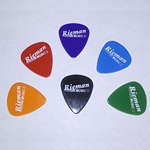 Guitar Pick with Rieman Music logo