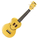 Mahalo U Smile Soprano Uke, Transparent Butterscotch