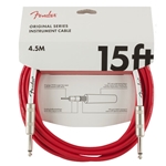 Fender Original 15' Inst Cable Red Discontinued