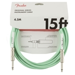 Fender Original 15' Inst Cable Green