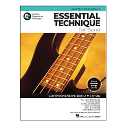 Essential Technique for Band Book 3 – Electric Bass