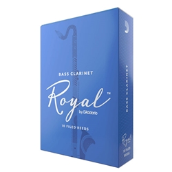 Bass Clarinet Reed - Rico Royal #2.5 - 10pk - RERRRRBC2.5