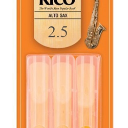 Alto Sax Reed  - Rico #2.5 - 3pk - RJA0325