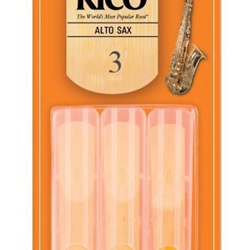 Alto Sax Reed  - Rico #3 - 3pk- RJA0330