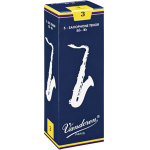 Tenor Sax Reed - Vandoren #3 - 5pk