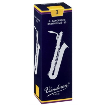 Bari Sax Reed - Vandoren #3 - 5pk