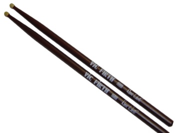 Vic Firth SDW Dave Weckl Signature Series Drumsticks, Oval Tip, Burgundy