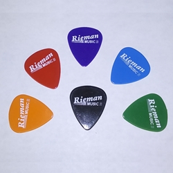 Guitar Pick with Rieman Music logo