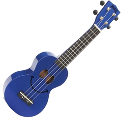 Mahalo U Smile Soprano Uke, Blue