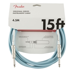 Fender Original 15' Inst Cable Blue