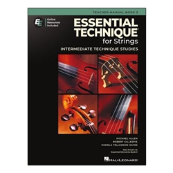 Essential Technique for Strings Book 3 – Teacher Manual
